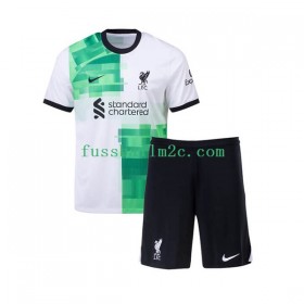 Fußballtrikots Liverpool Kinder Auswärts Trikotsatz 2023-2024
